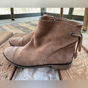 Lucky Brand Women’s Booties - Gwenore Size 7.5 Leather/Suede